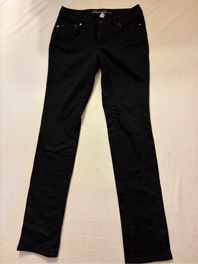 Kenneth Cole Women's Black Straight-Leg Jeans